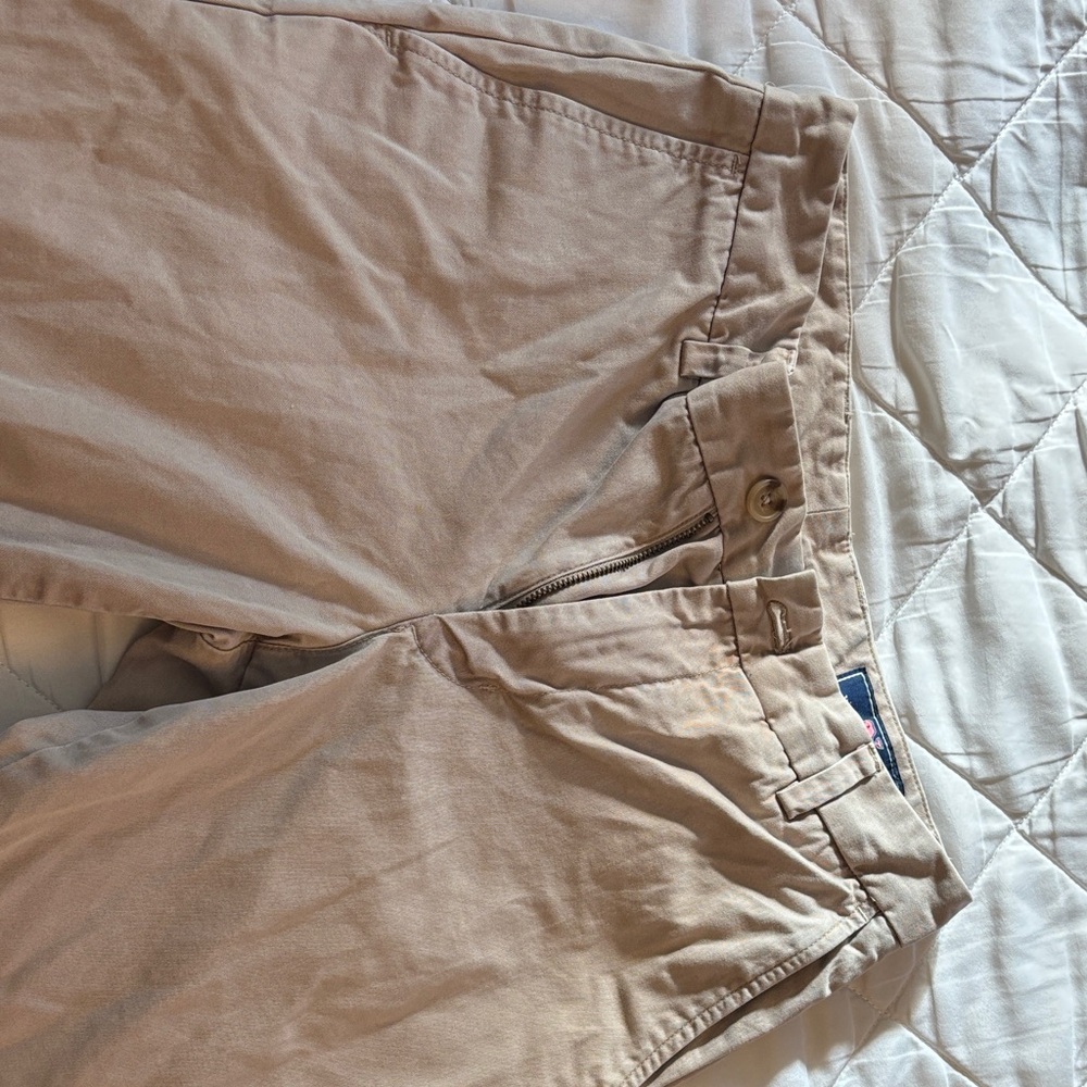 Vineyard Vines slim fit breaker pant Men's Khaki Chinos